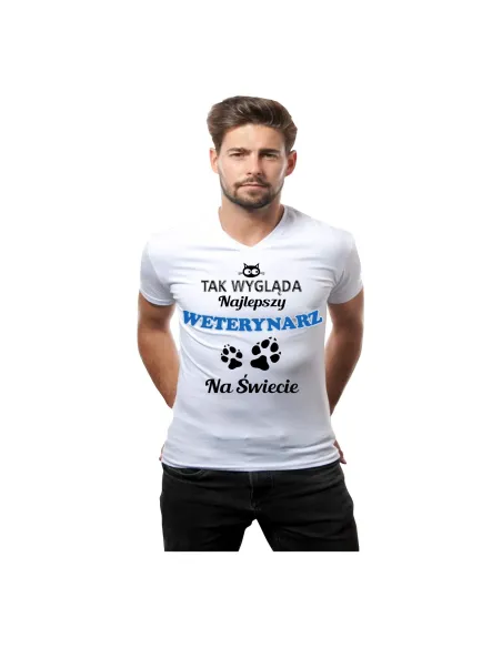Koszulka z Nadrukiem – Tak Wygląda Najlepszy Weterynarz