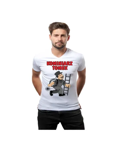 Koszulka z Nadrukiem Kominiarz Imieniem Personalizowane