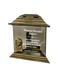 Znicz Kapliczka Dedykacją Grawer – Rocznica Śmierci