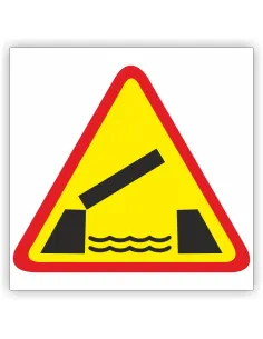 Znak Drogowy Tablica Informacyjna 13 Ruchomy Most 30x30