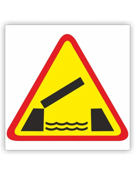 Znak Drogowy Tablica Informacyjna 13 Ruchomy Most 30x30