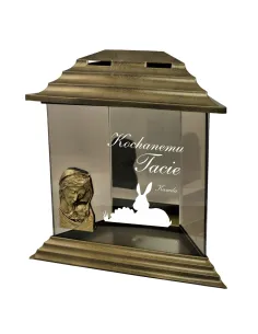 Znicz Kapliczka z Dedykacją Grawerem Wielkanocny z Grawerem