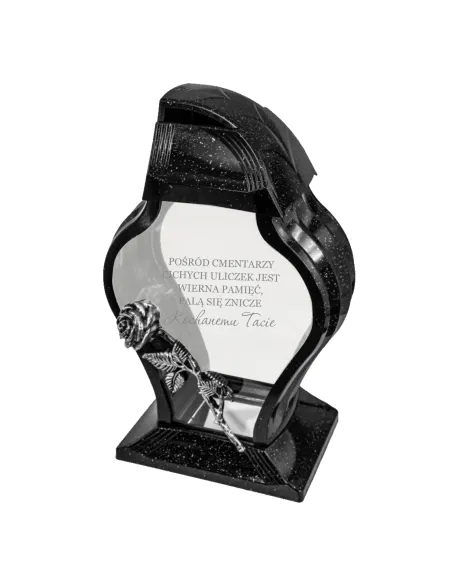 Znicz Lampion z Twoją Dedykacją Napisem Grawerem z Grawerem