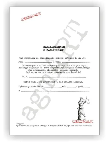 Zaproszenia – Zawiadomienie Zaślubinach Gotowy Projekt