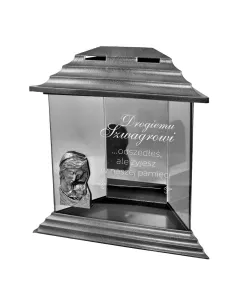 Znicz z Dedykacją Grawerem dla Kochanego Szwagra z Grawerem