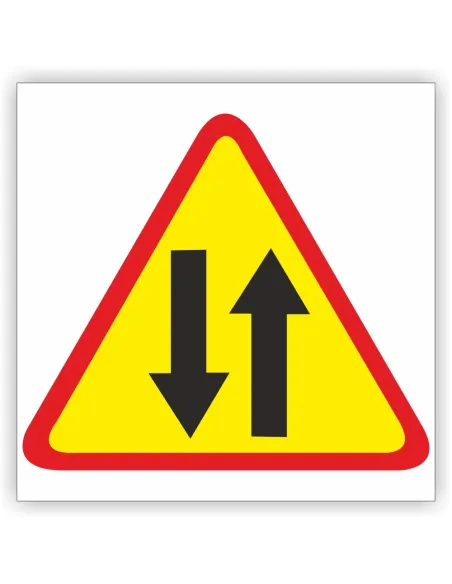 Znak Drogowy Tablica Informacyjna Odcinek Jezdni Ruchu