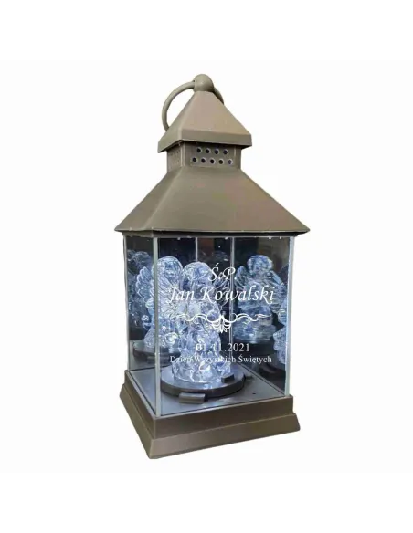 Znicz Wszystkich Świętych Grawerem Dziecka dla Dziecka