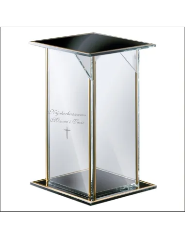 Znicz Lampion z Grawerem Napisem dla Kochanej Żony