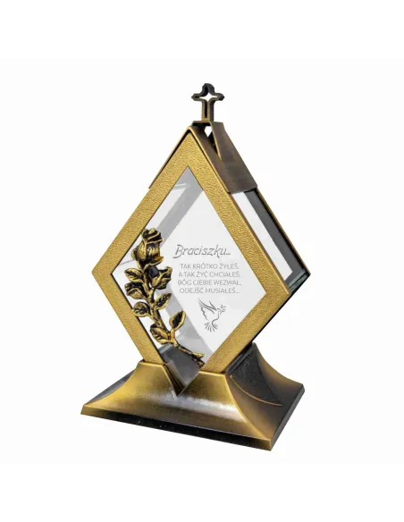 Znicz Personalizowany z Grawerem dla Brata Wuja z Nadrukiem