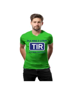 Koszulka z Nadrukiem na Prezent Kierowcy Tira Was Litery