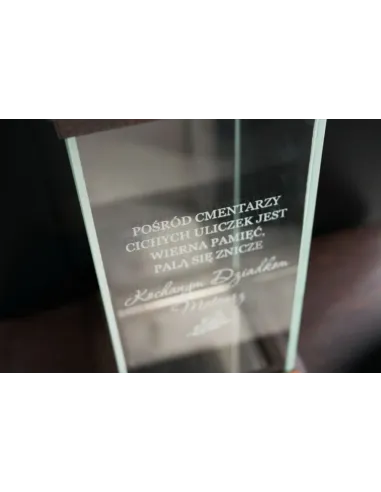 Znicz Personalizowany z Grawerem dla Brata Wuja z Nadrukiem