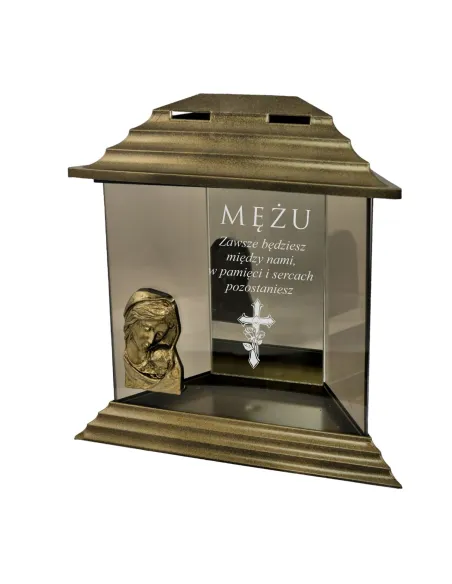 Znicz z Dedykacją Grawerem dla Kochanego Męża z Grawerem