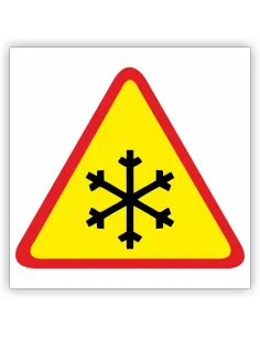 Znak Drogowy Tablica Informacyjna 32 Oszronienie Jezdni