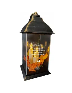 Znicz Lampion z Grawerem Kochanego Syna Personalizowany