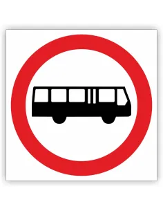 Znak Drogowy Personalizowany z Nadrukiem na Auto 30x30 cm