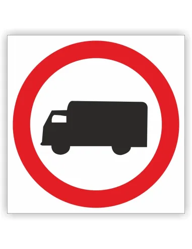 Znak Drogowy Tablica Informacyjna Zakaz Wjazdu Samochodów