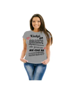 Koszulka z Nadrukiem Kiedyś Się Ogarnę Ale Jeszcze Nie