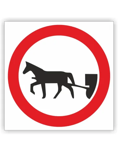 Znak Drogowy Tablica Informacyjna B8 Zakaz Wjazdu Pojazdów