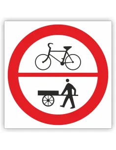 Znak Drogowy – 9 12 Zakaz Wjazdu Rowerów Gotowy Projekt