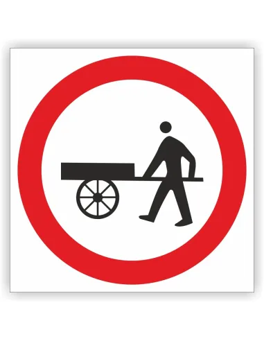 Znak Drogowy Tablica Informacyjna B12 Zakaz Wjazdu Wózków