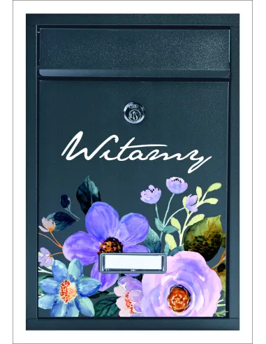 Skrzynka na Listy Metalowa Nadrukiem UV z Nadrukiem