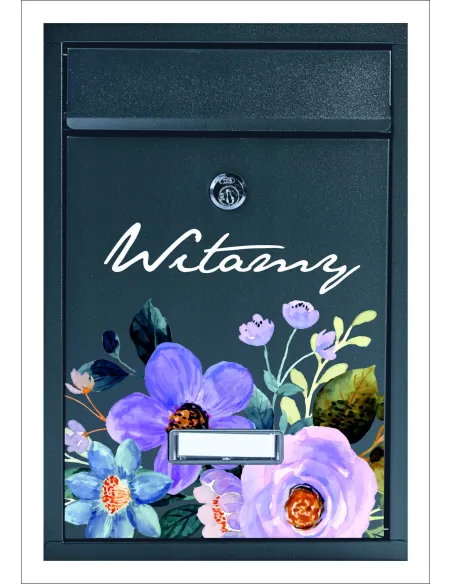 Skrzynka na Listy Metalowa Nadrukiem UV z Nadrukiem