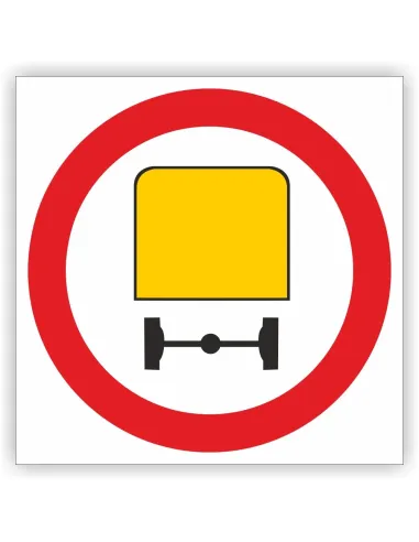 Znak Drogowy 30x30 cm Tablica Informacyjna B13a Zakaz