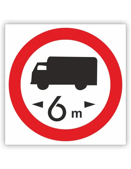 Znak Drogowy 30x30 cm Tablica Informacyjna B17 Zakaz