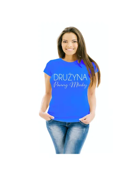 Koszulka z Nadrukiem – Drużyna Panny Młodej Personalizowany