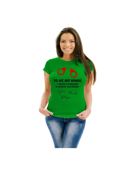 Koszulka z Nadrukiem Personalizowana Wieczór Panieński