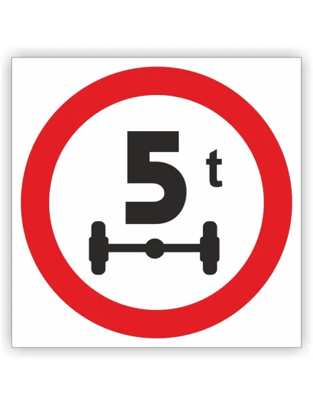 Znak Drogowy 30x30 cm Tablica Informacyjna B19 Zakaz