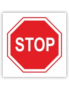 Znak Drogowy Tablica Informacyjna B20 Stop Zakazu 30x30