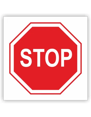 Znak Drogowy Tablica Informacyjna B20 Stop Zakazu 30x30