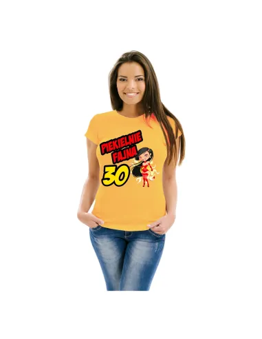 Koszulka z Nadrukiem Pomysłowy Prezent Urodziny Piekielnie