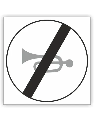 Znak Drogowy 30x30 cm Tablica Informacyjna B30 Koniec