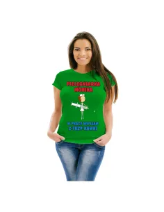 Koszulka z Nadrukiem na Prezent Pielęgniarka Imię Pracy