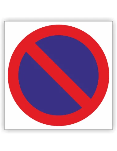 Znak Drogowy Tablica Informacyjna B35 Zakaz Postoju – Znak