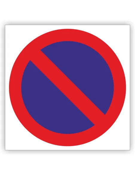 Znak Drogowy Tablica Informacyjna B35 Zakaz Postoju – Znak