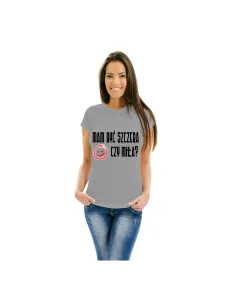 Koszulka z Nadrukiem – Mam Być Szczera Czy Miła Reklamowy