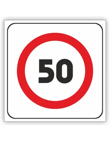 Znak Drogowy Tablica Informacyjna B43 Strefa Ograniczonej