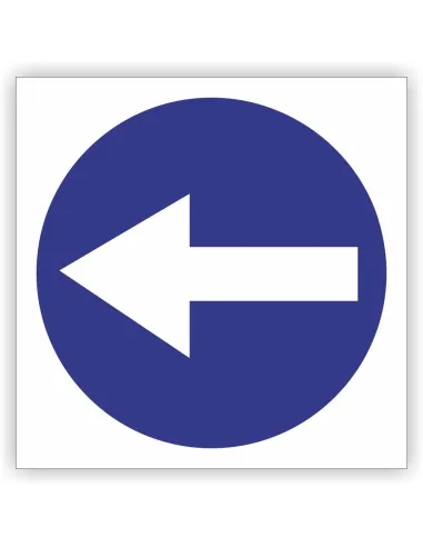 Znak Drogowy Tablica Informacyjna C3 Nakaz Jazdy w Lewo