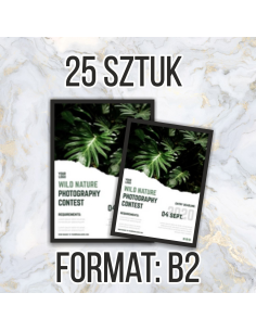 Plakaty B2 25 sztuk 25 sztuk Projekt Gratis Ekspozycji