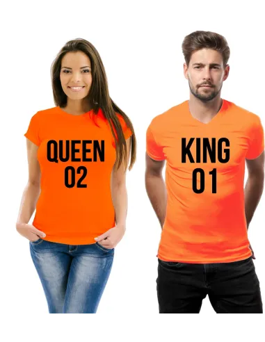 Koszulka – Pomysłowy Prezent Par Nadrukiem Zestaw Queen