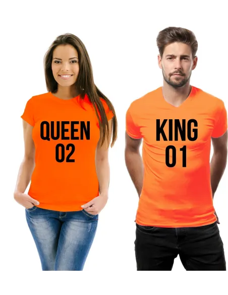 Koszulka – Pomysłowy Prezent Par Nadrukiem Zestaw Queen