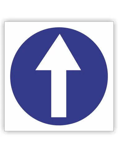 Znak Drogowy Tablica Informacyjna C5 Nakaz Jazdy Prosto