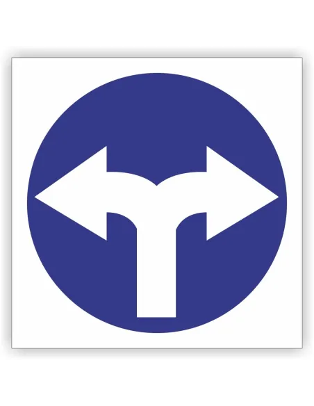 Znak Drogowy Tablica Informacyjna C8 Nakaz Jazdy w Prawo