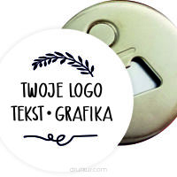 Otwieracz z magnesem REKLAMOWE Z TWOIM LOGO TEKSTEM GRAFIKĄ