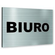 Znak Tablica informacyjna Dibond - BIURO