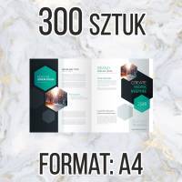 Katalog firmowy ofertowy A4 8str 300 szt + projekt gratis