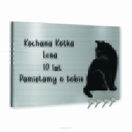 TABLICZKA NAGROBNA pamiątkowa dla psa kota NAGROBKOWA ALUMINIOWA 20x15